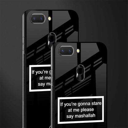 mashallah black edition glass case for realme 2 image-2