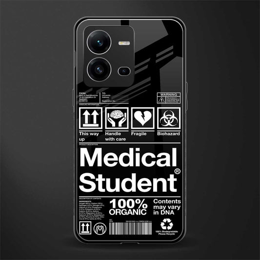 medical student back phone cover | glass case for vivo v25-5g
