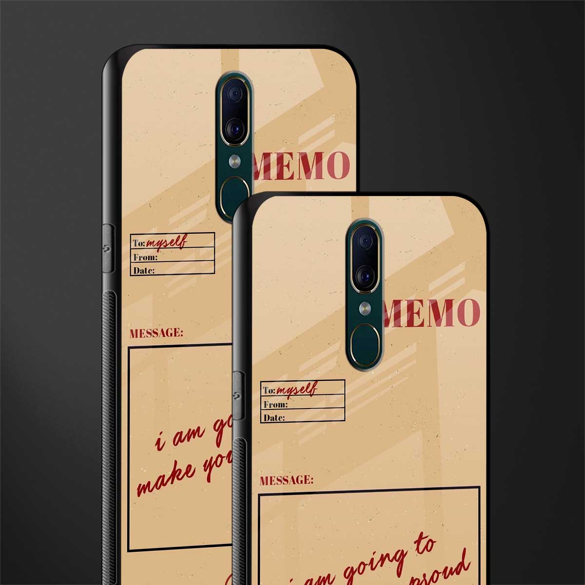 memo glass case for oppo a9 image-2