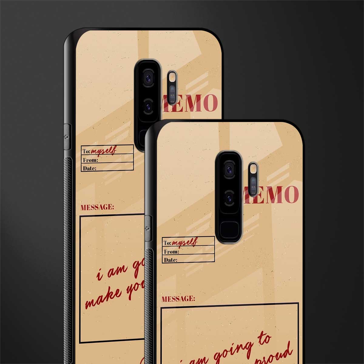 memo glass case for samsung galaxy s9 plus image-2