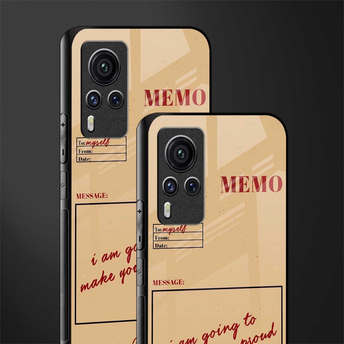 memo glass case for vivo x60 pro image-2