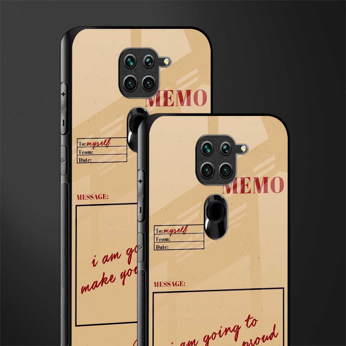 memo glass case for redmi note 9 image-2