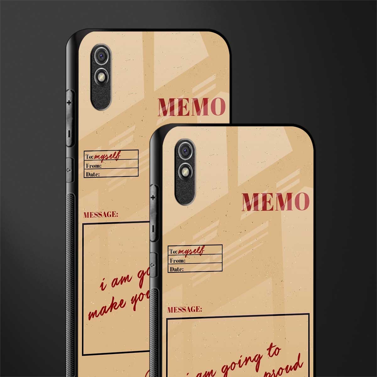 memo glass case for redmi 9a image-2