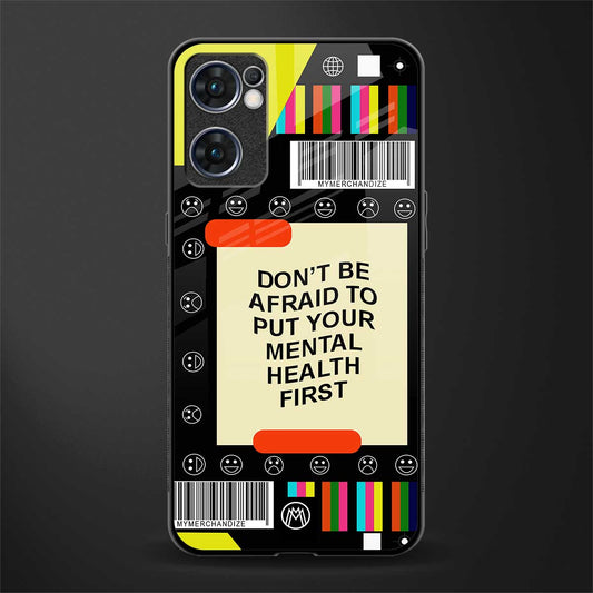 mental health glass case for oppo reno7 5g image