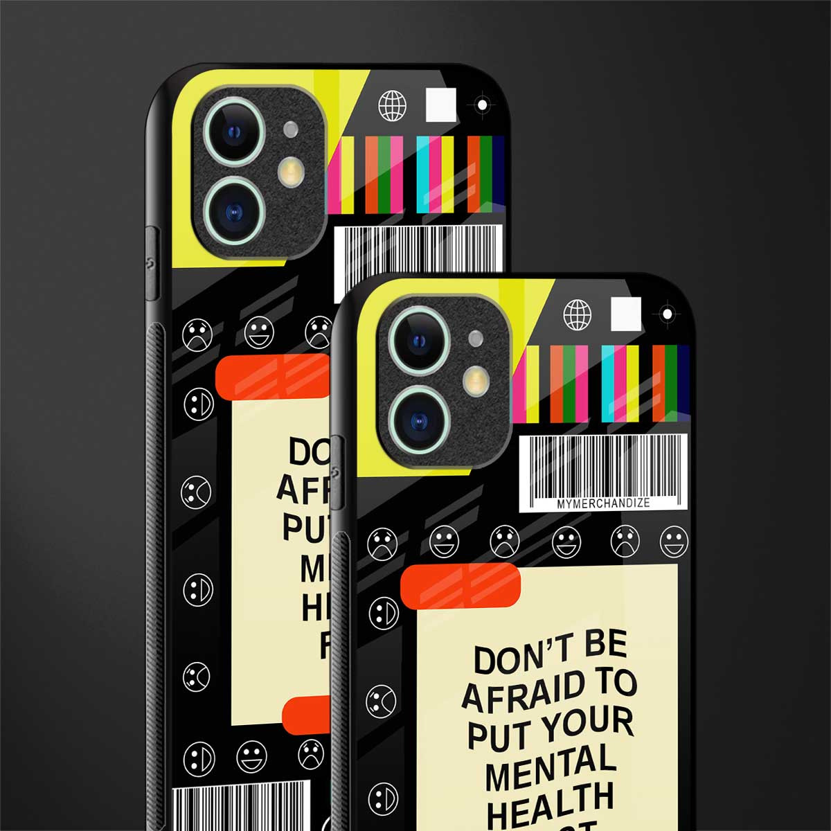 mental health glass case for iphone 12 image-2