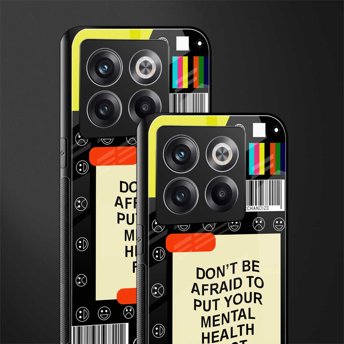 mental health back phone cover | glass case for oneplus 10t
