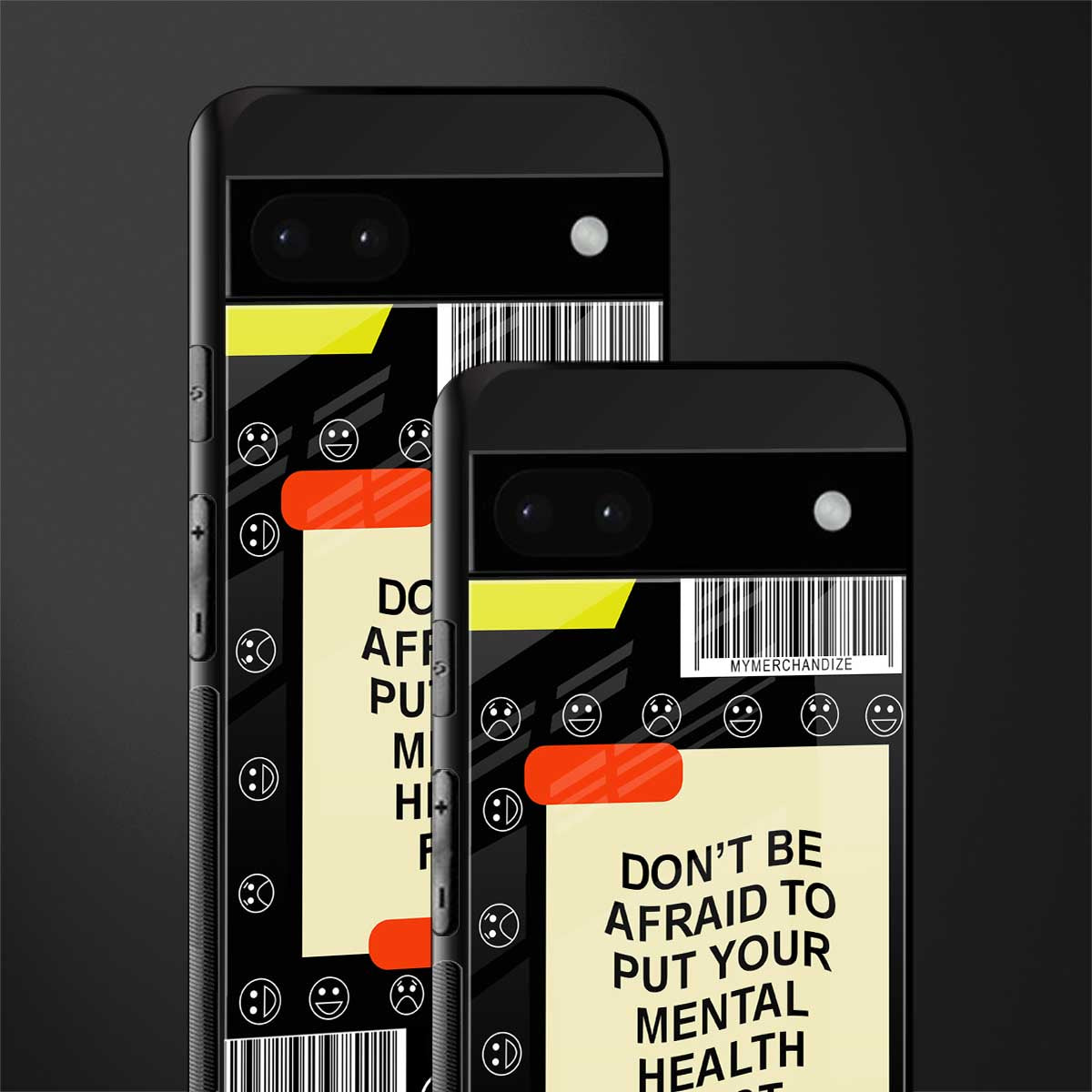 mental health back phone cover | glass case for google pixel 6a