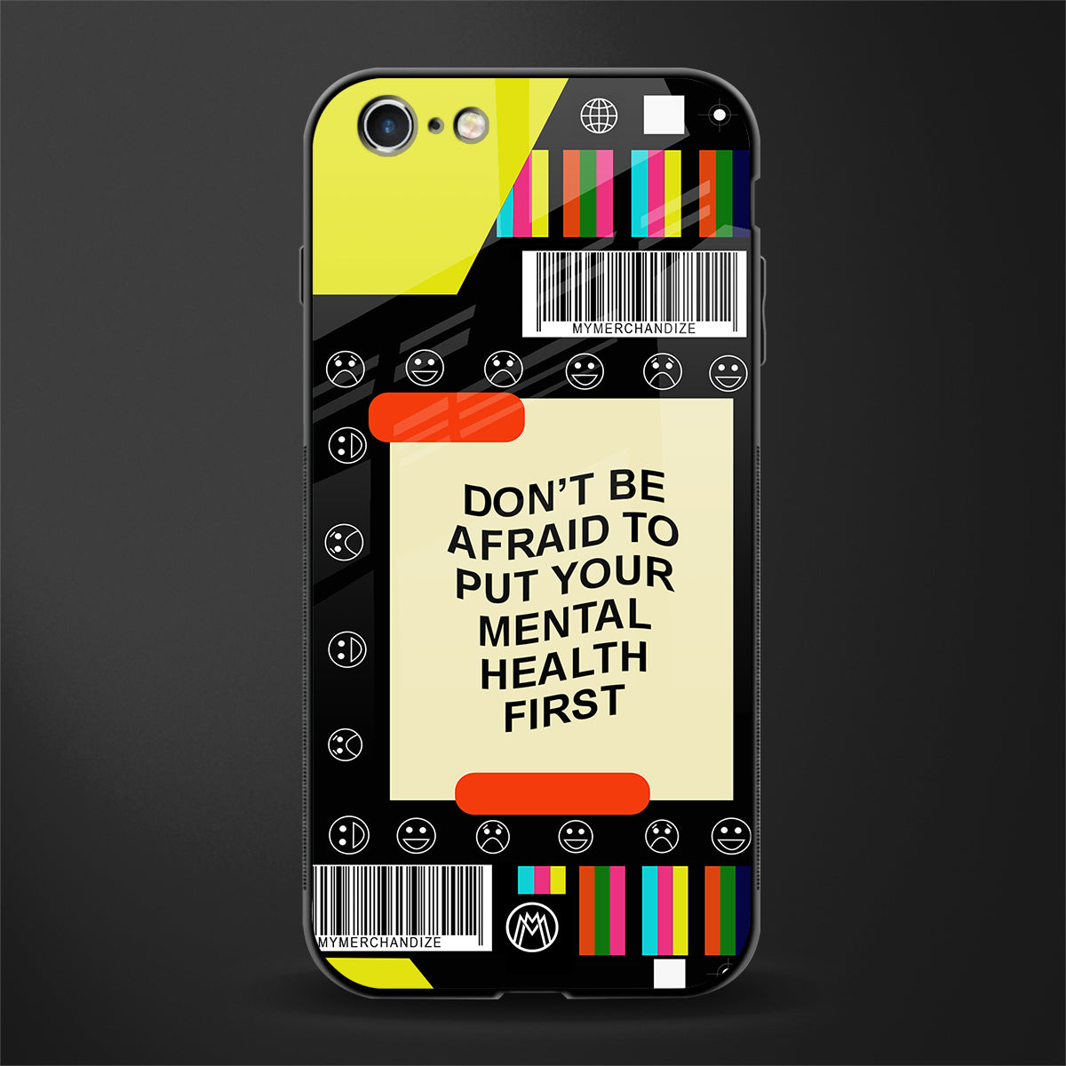 mental health glass case for iphone 6 image