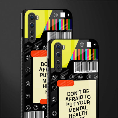 mental health glass case for oneplus nord ac2001 image-2