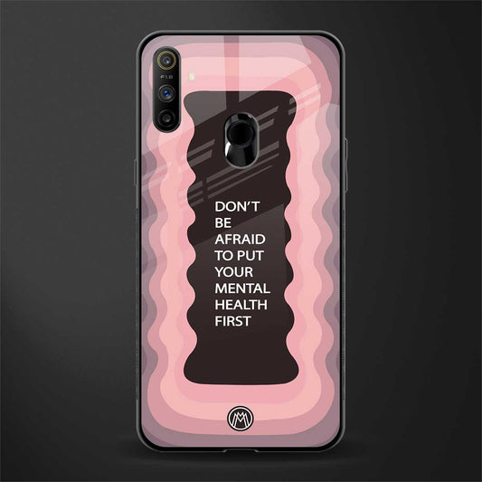mental health first glass case for realme narzo 10a