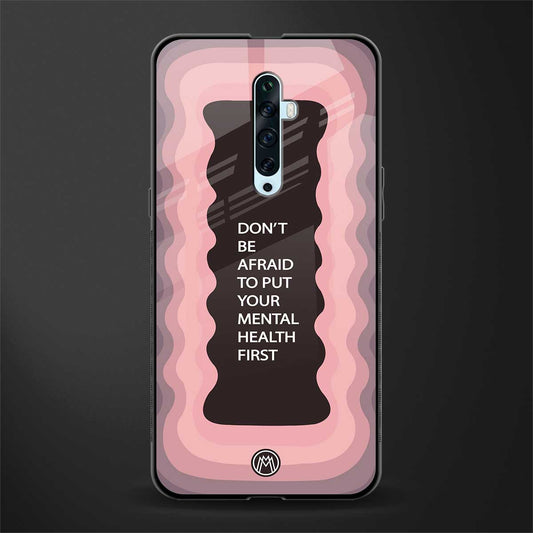 mental health first glass case for oppo reno 2z