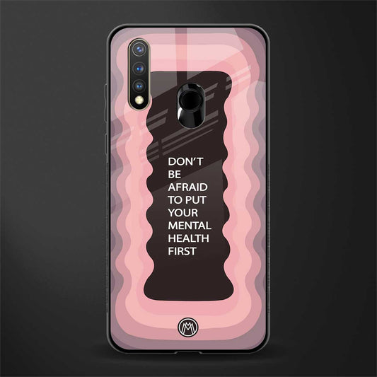 mental health first glass case for vivo y19