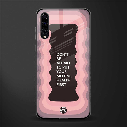 mental health first glass case for samsung galaxy a70