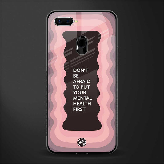 mental health first glass case for oppo a12