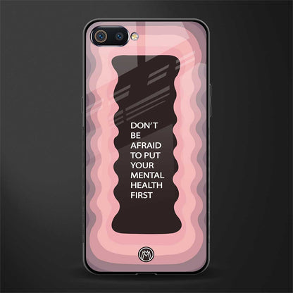 mental health first glass case for oppo a1k