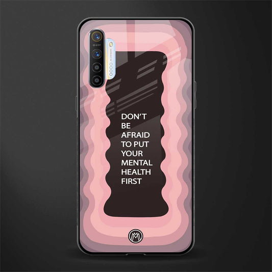 mental health first glass case for realme xt