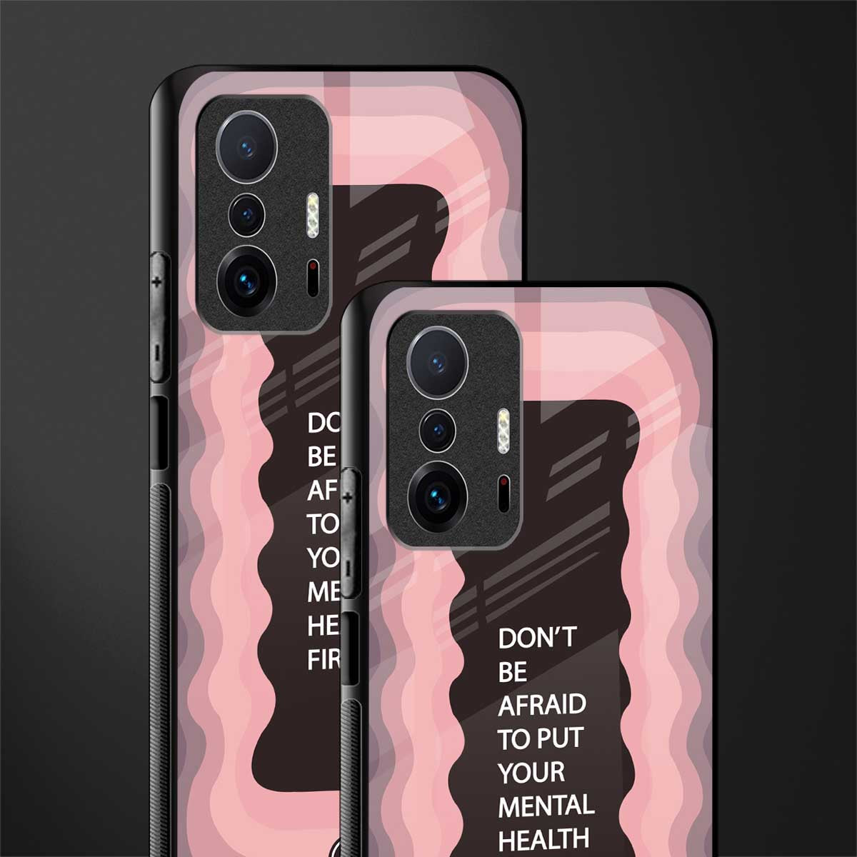 mental health first glass case for mi 11t pro 5g