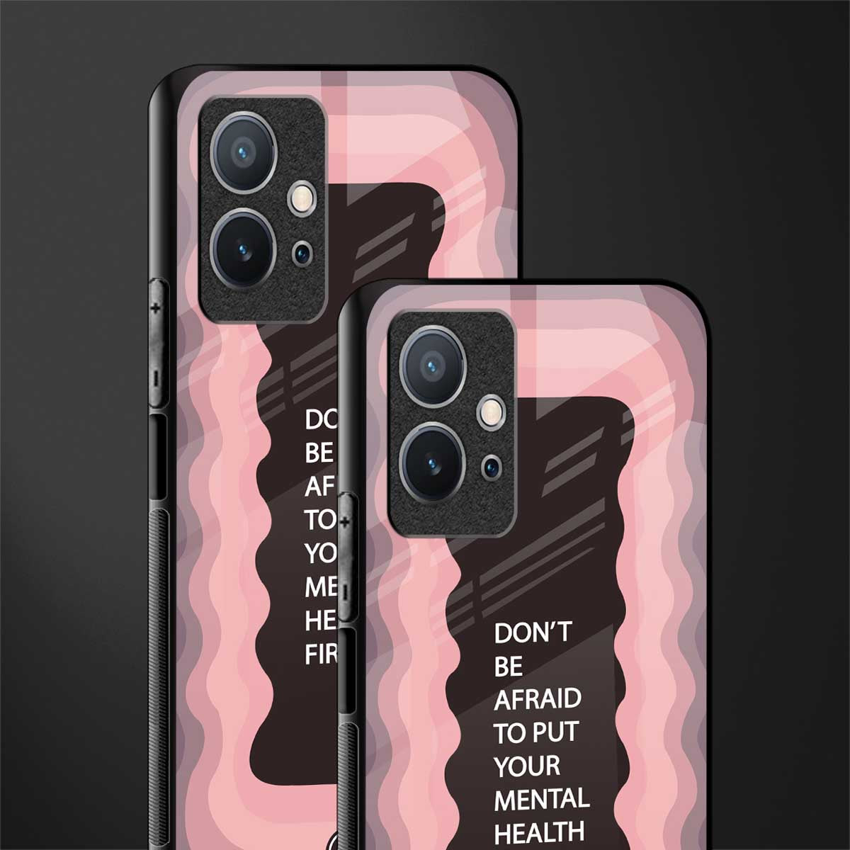 mental health first glass case for vivo y75 5g
