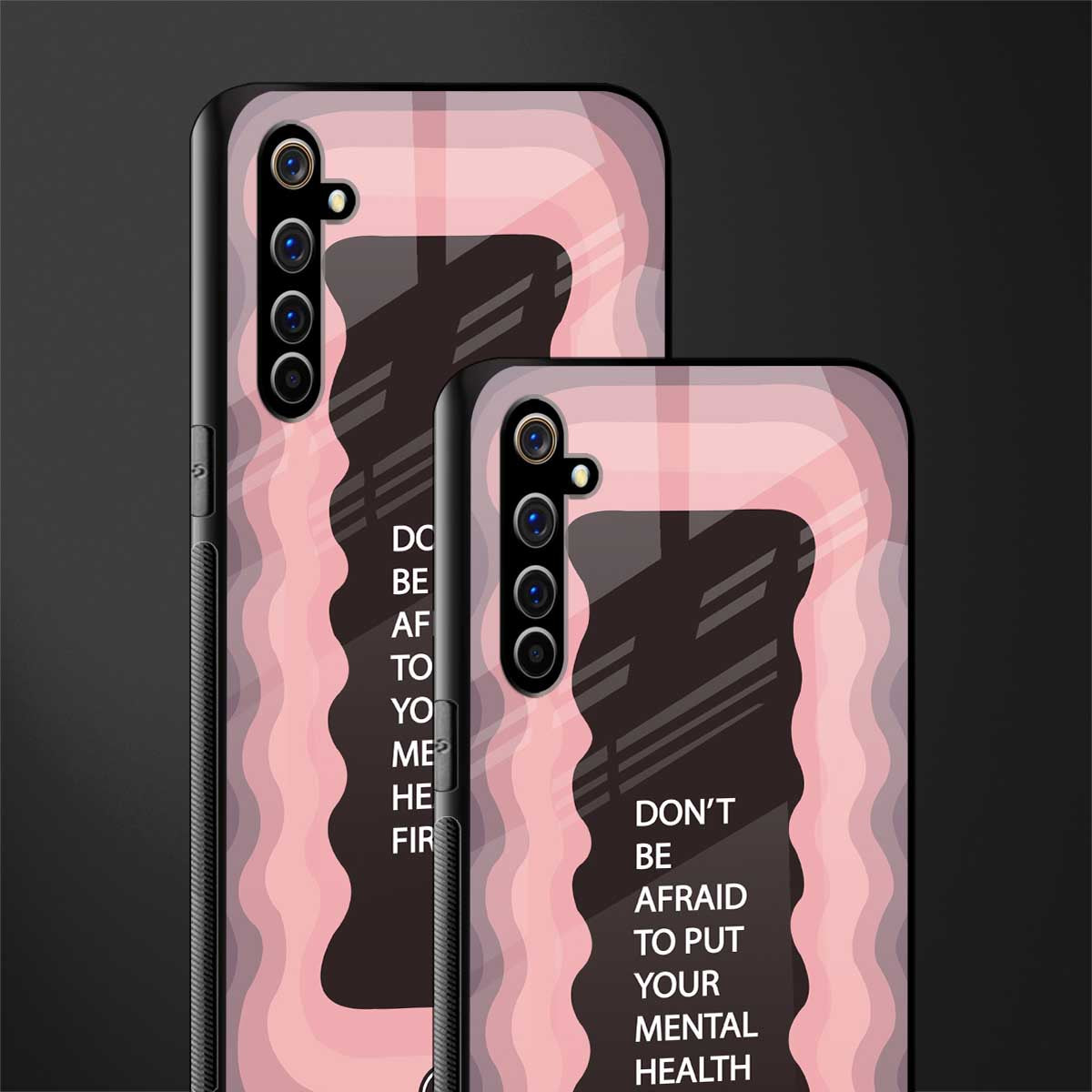 mental health first glass case for realme x50 pro