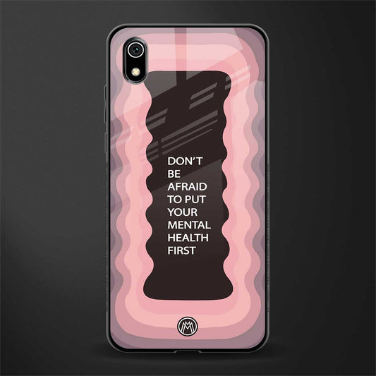mental health first glass case for redmi 7a
