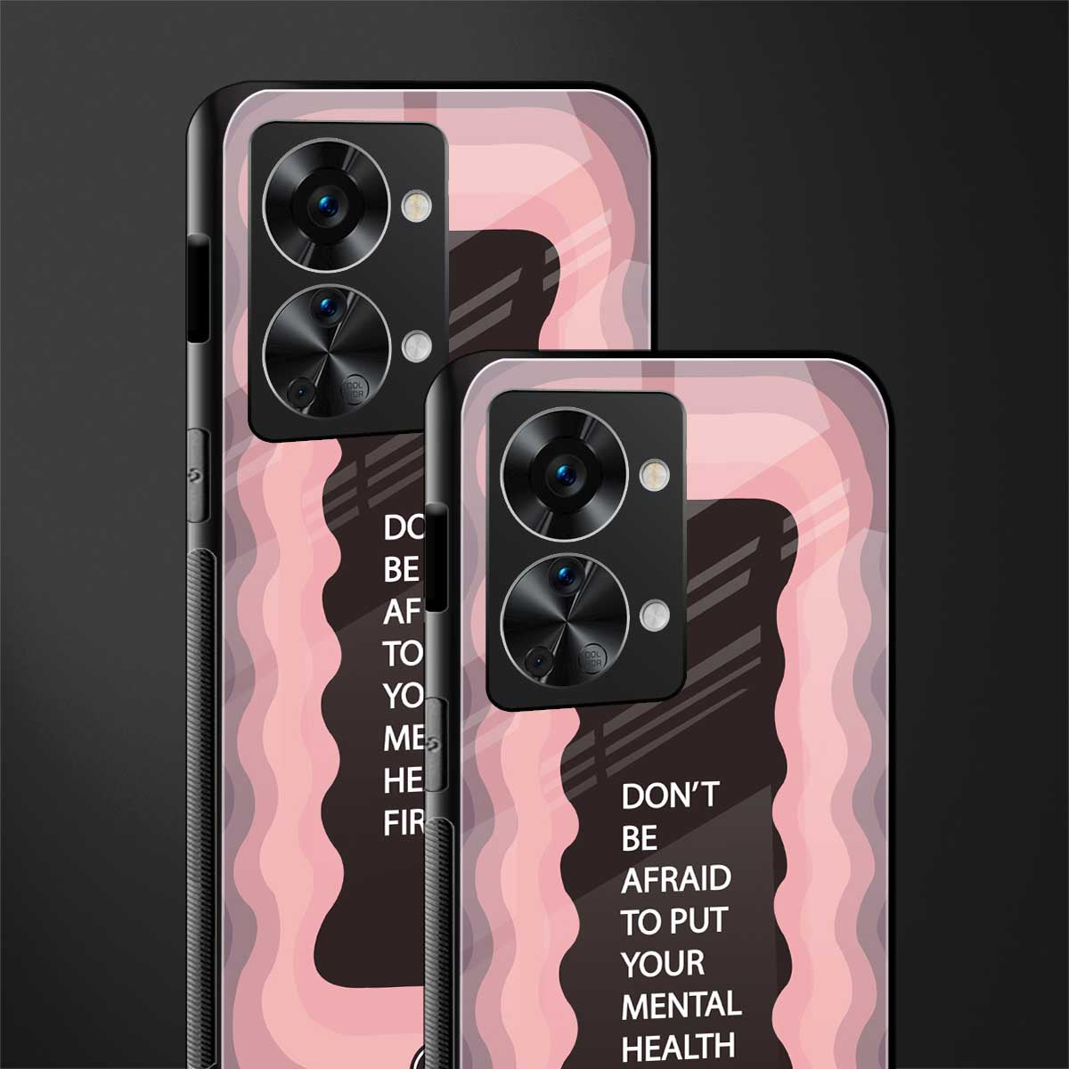 mental health first glass case for phone case | glass case for oneplus nord 2t 5g