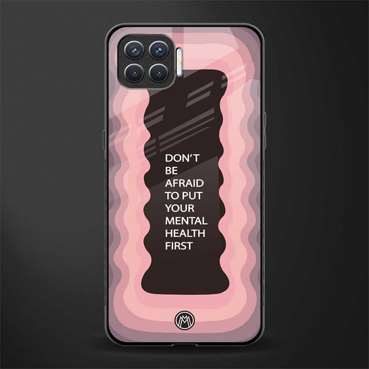 mental health first glass case for oppo f17