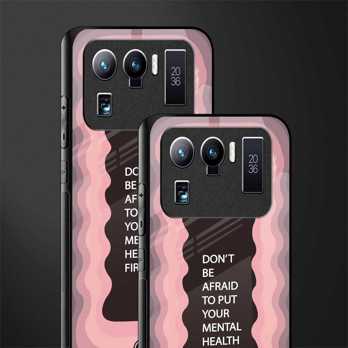 mental health first glass case for mi 11 ultra 5g