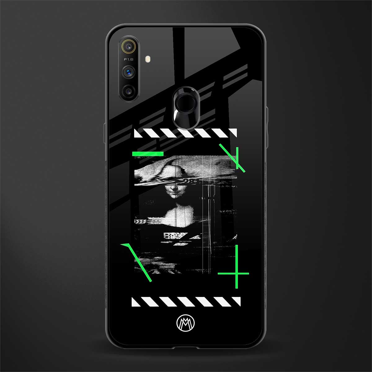 mona lisa art glass case for realme narzo 20a image
