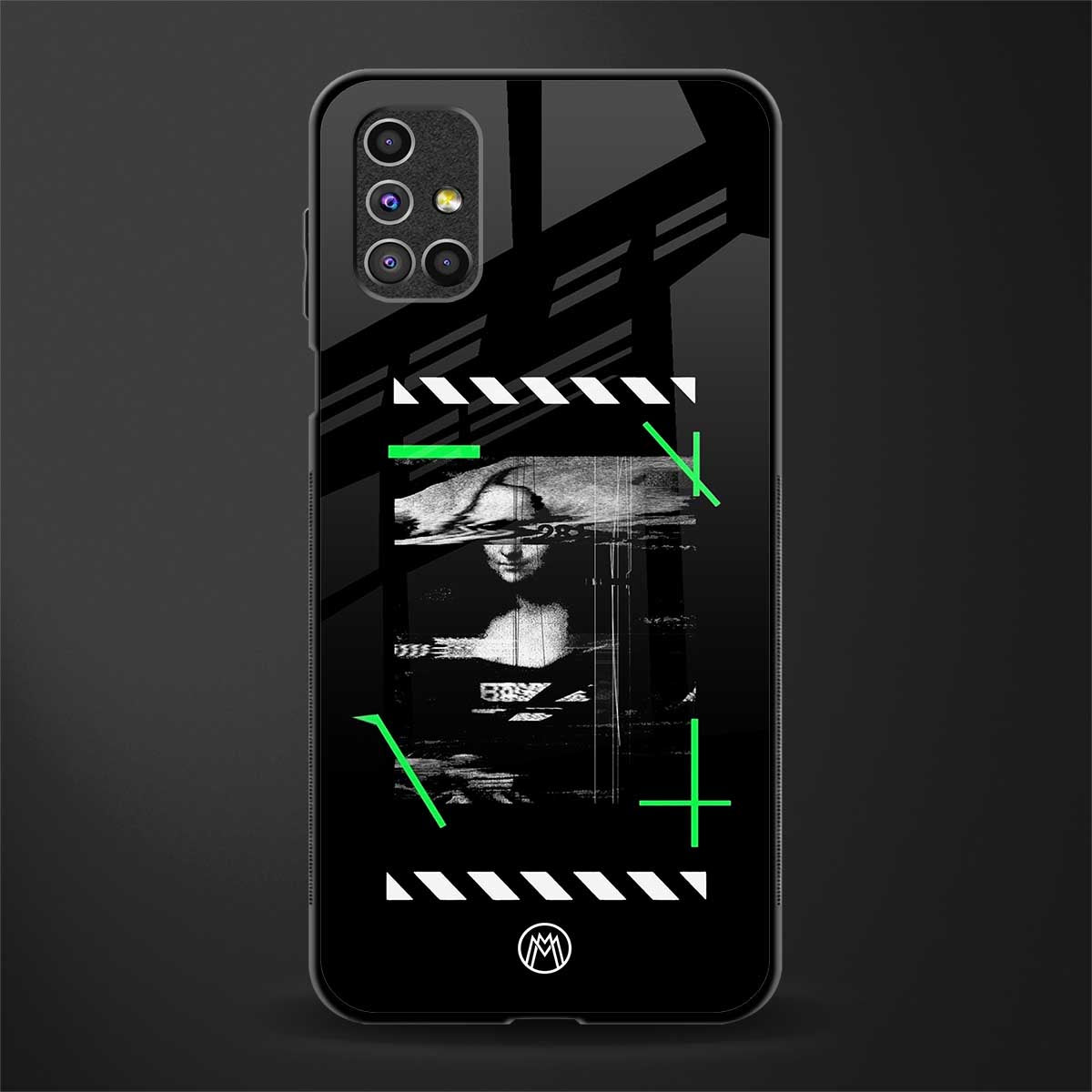 mona lisa art glass case for samsung galaxy m51 image