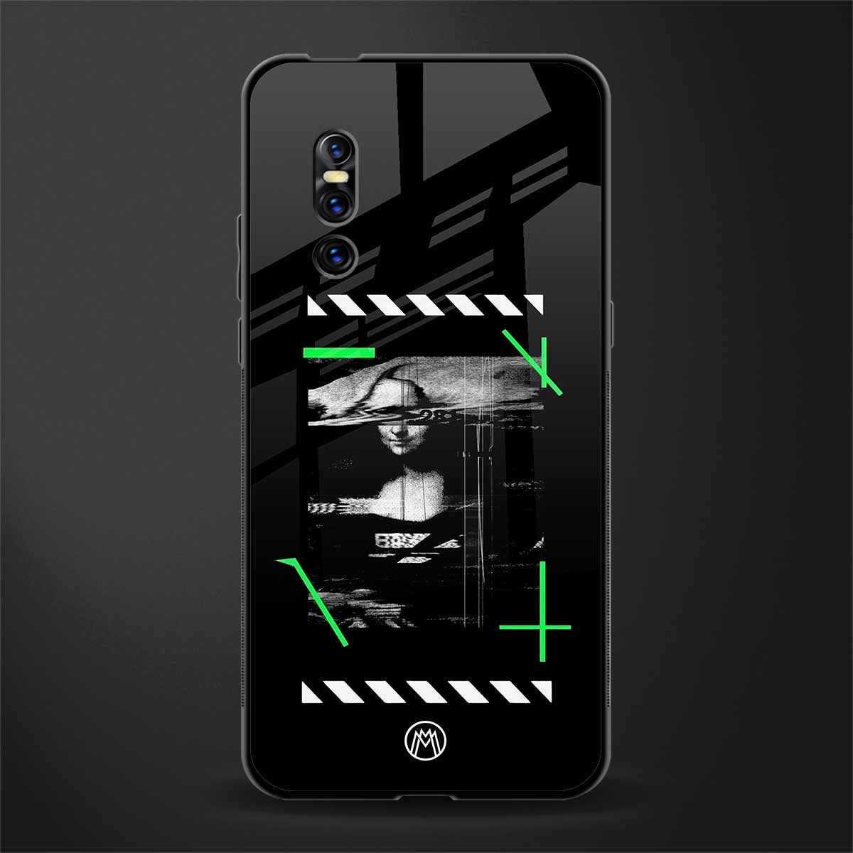 mona lisa art glass case for vivo v15 pro image