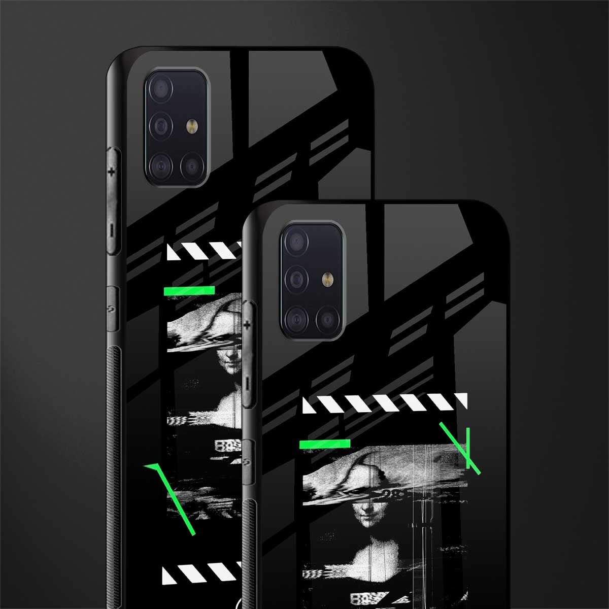 mona lisa art glass case for samsung galaxy a71 image-2