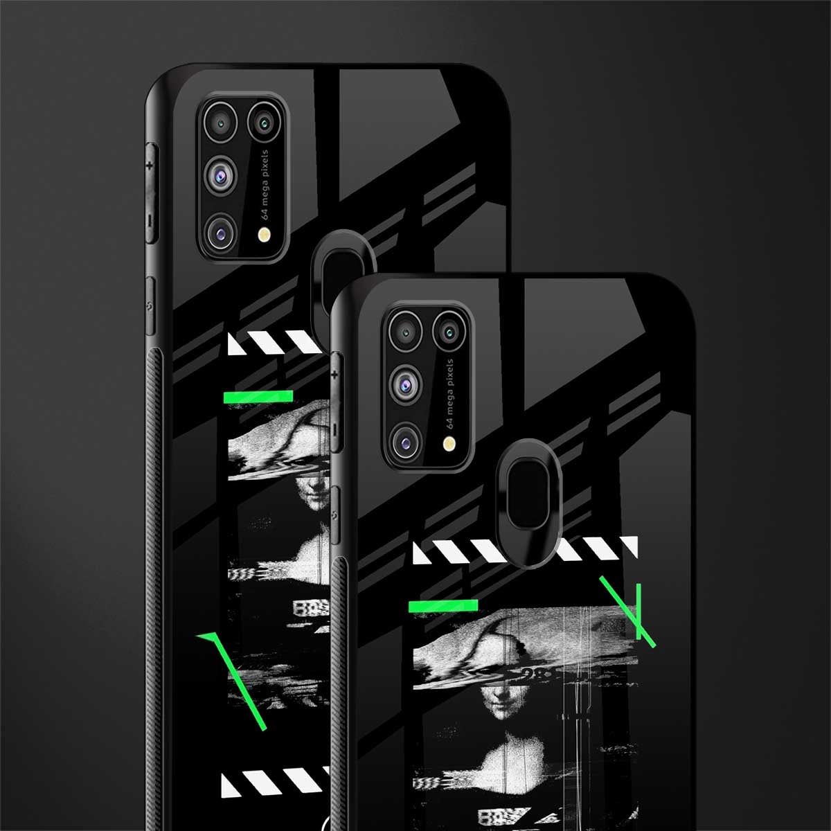 mona lisa art glass case for samsung galaxy m31 prime edition image-2