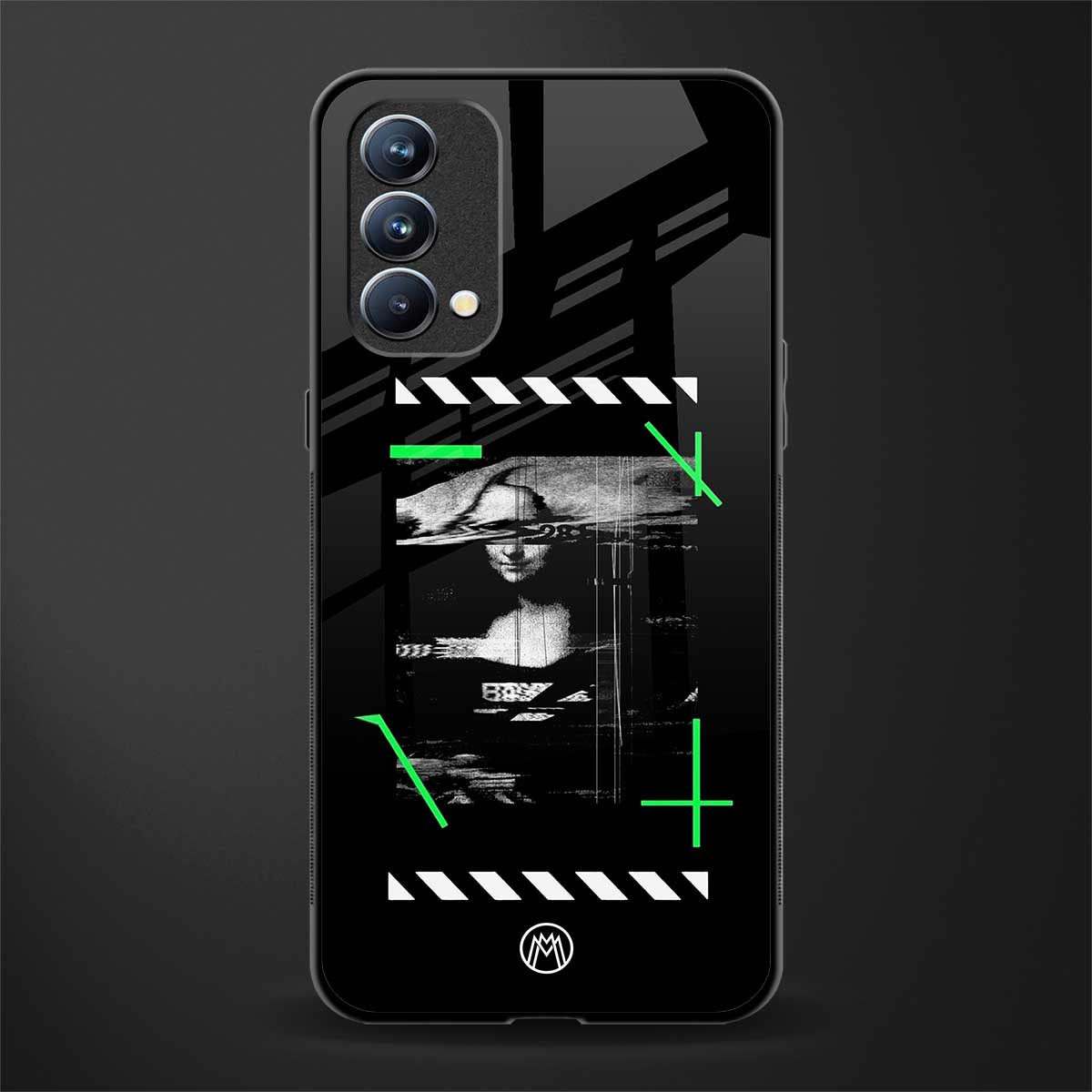 mona lisa art glass case for oppo f19 image