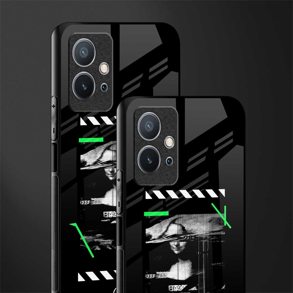 mona lisa art glass case for vivo y75 5g image-2