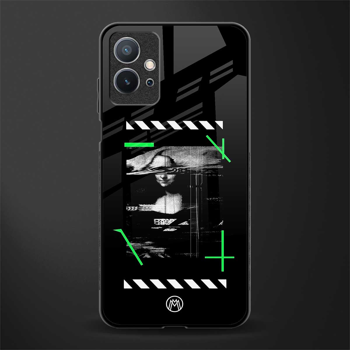 mona lisa art glass case for vivo y75 5g image