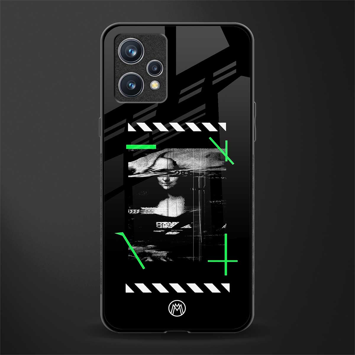 mona lisa art glass case for realme 9 4g image