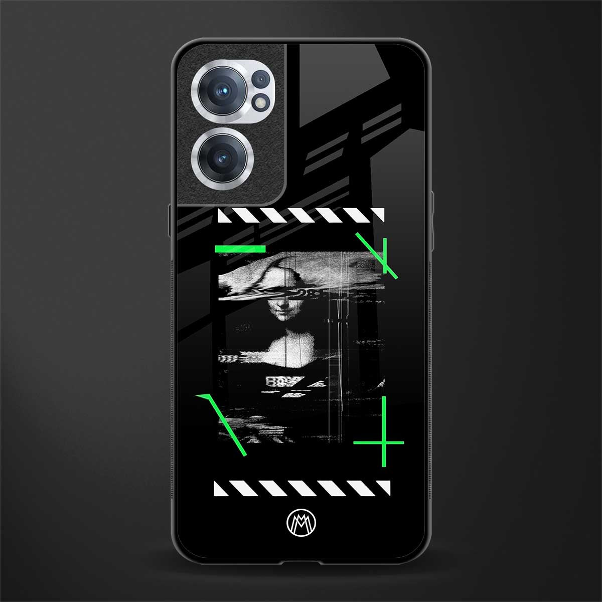 mona lisa art glass case for oneplus nord ce 2 5g image
