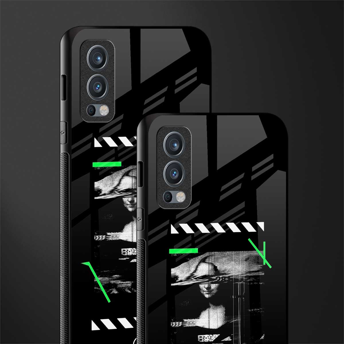 mona lisa art glass case for oneplus nord 2 5g image-2