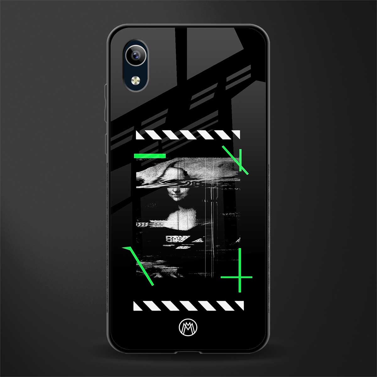 mona lisa art glass case for vivo y1s without fingerprint image