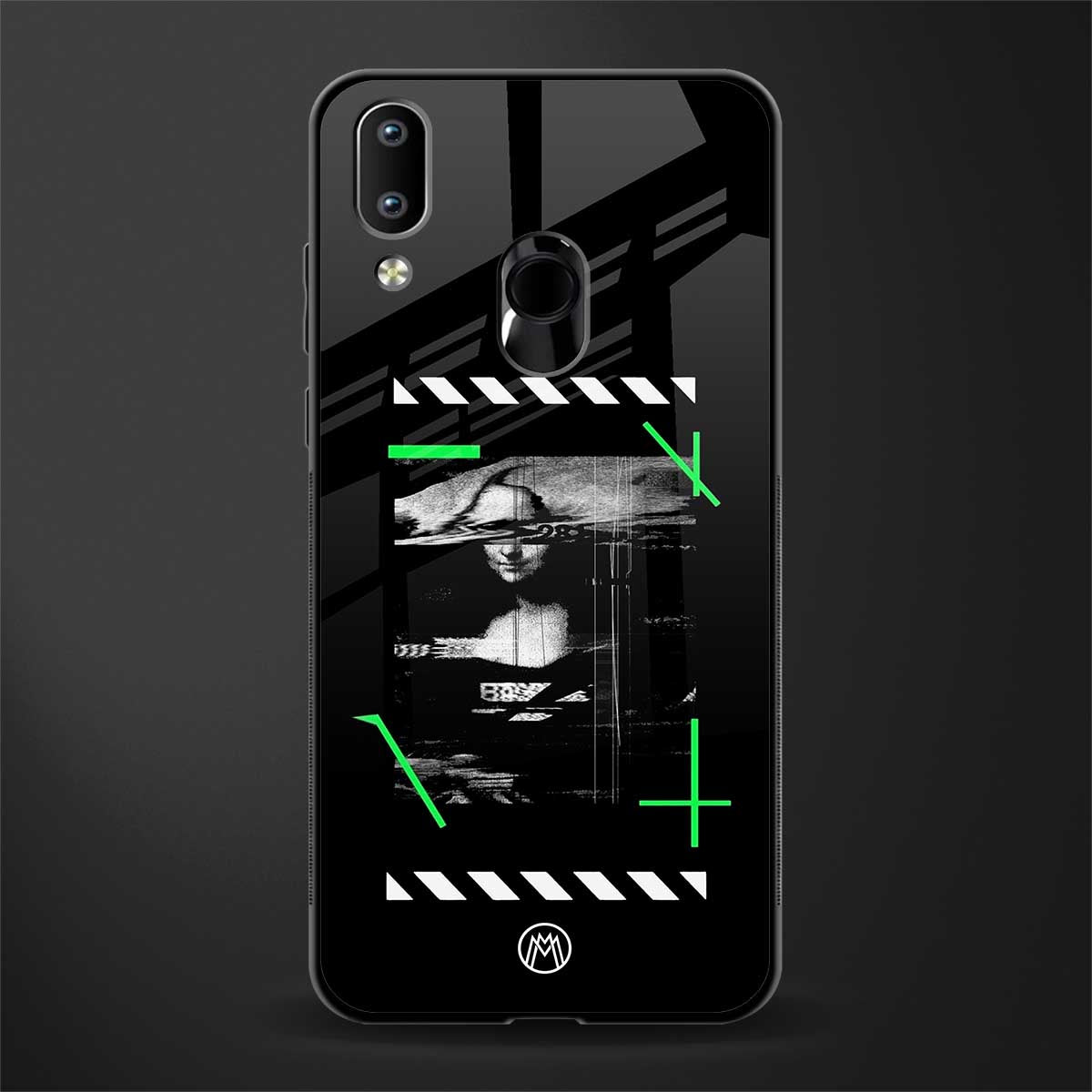 mona lisa art glass case for vivo y95 image