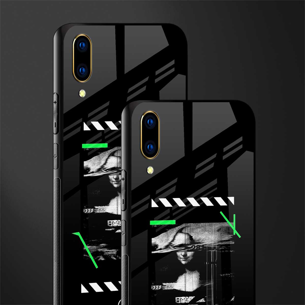 mona lisa art glass case for vivo v11 pro image-2