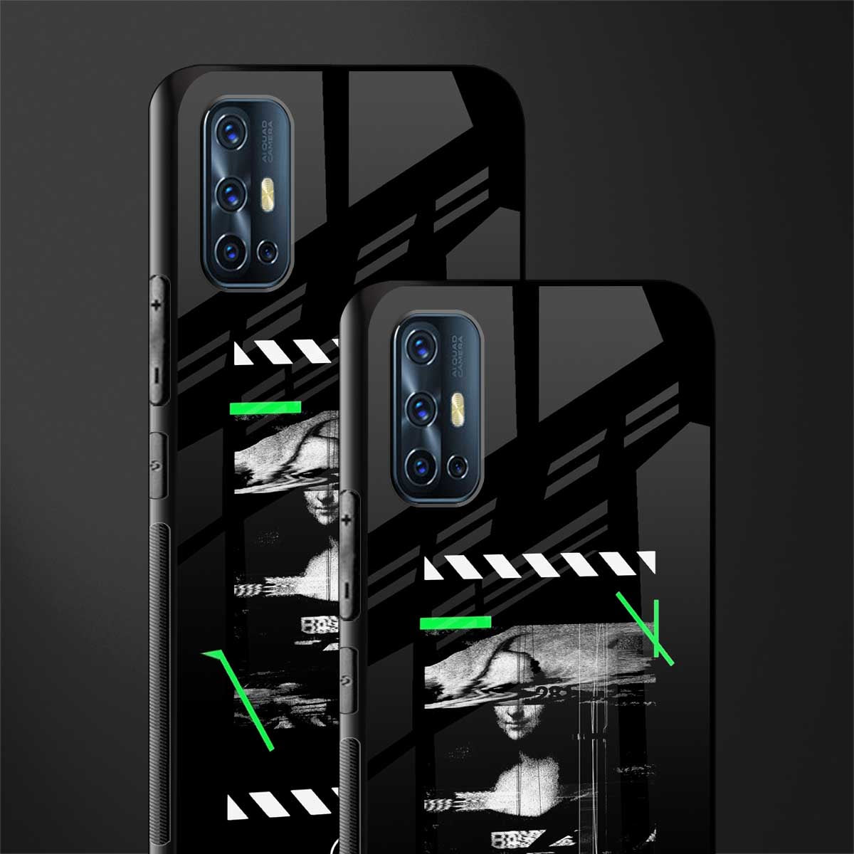 mona lisa art glass case for vivo v17 image-2