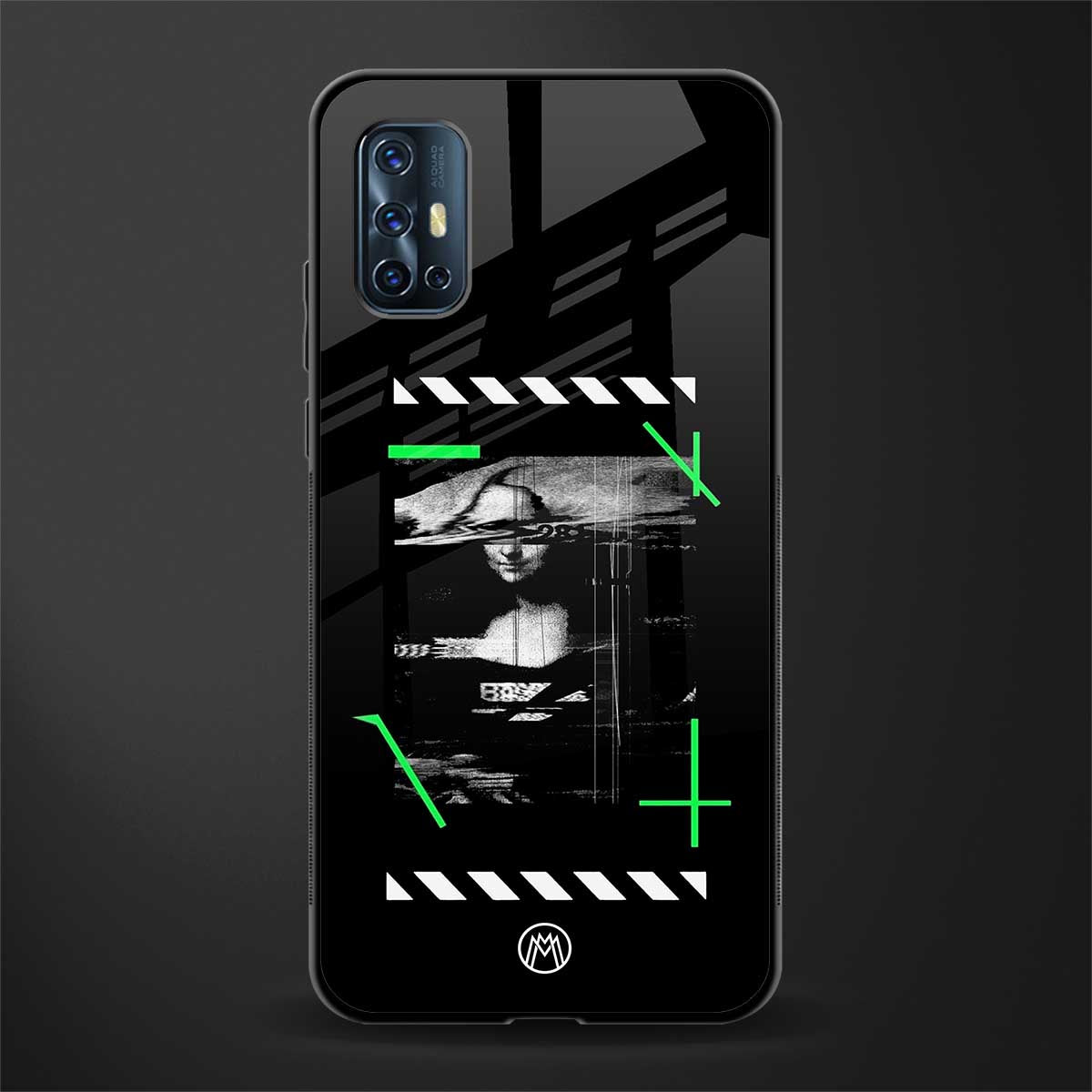 mona lisa art glass case for vivo v17 image