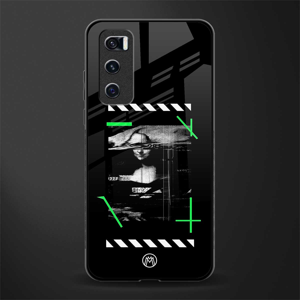 mona lisa art glass case for vivo v20 se image