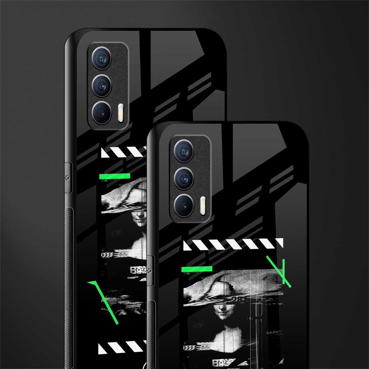 mona lisa art glass case for realme x7 image-2