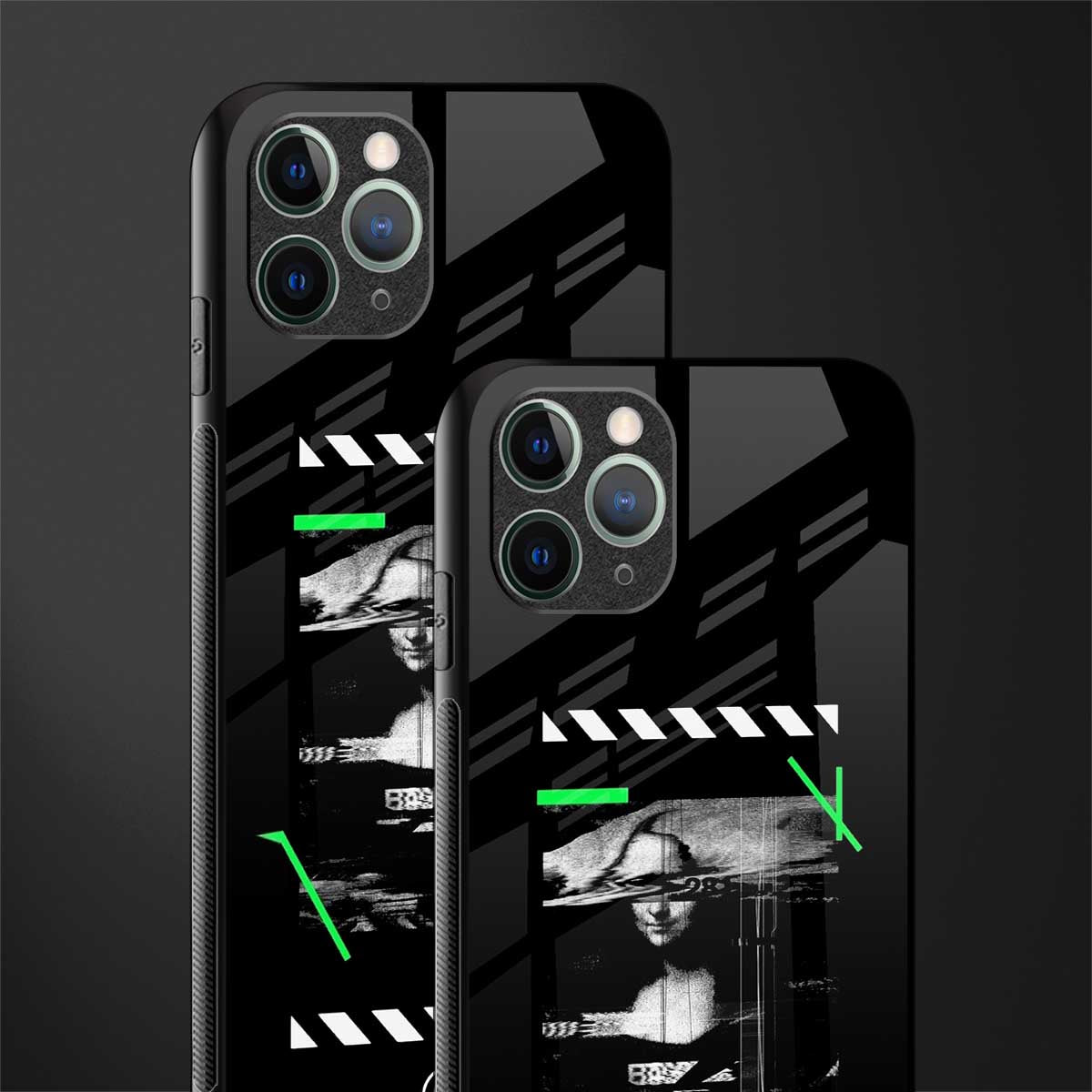 mona lisa art glass case for iphone 11 pro image-2