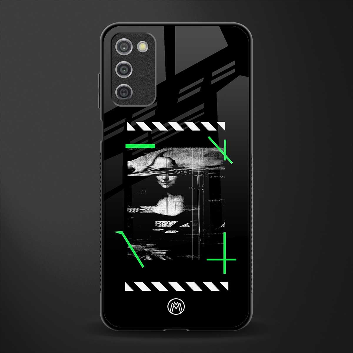 mona lisa art glass case for samsung galaxy a03s image