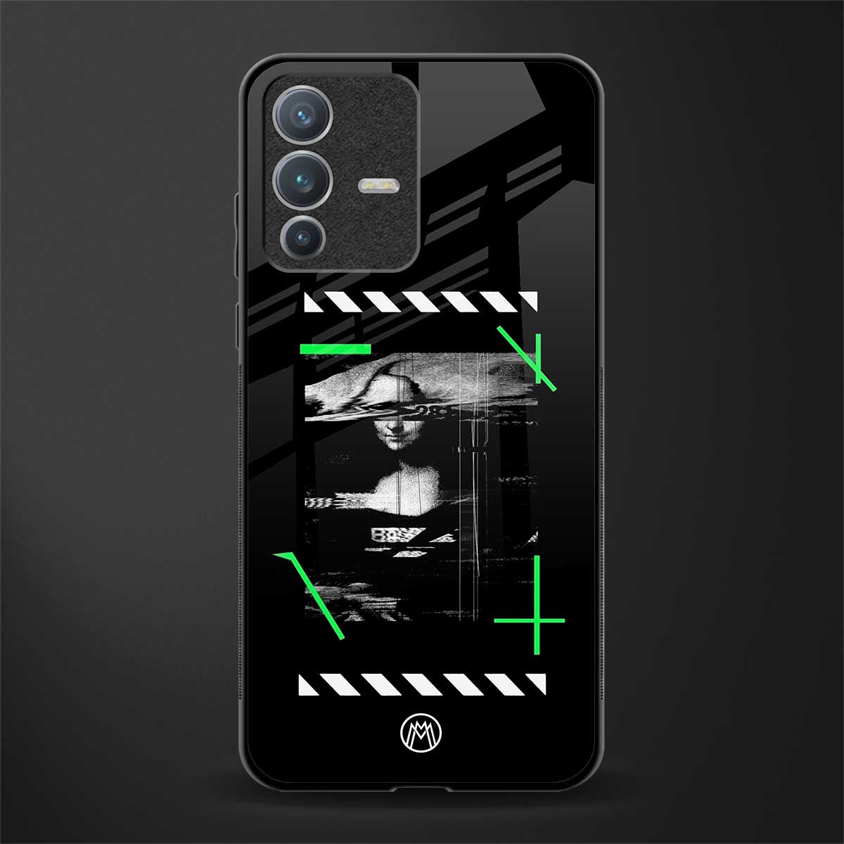 mona lisa art glass case for vivo v23 pro 5g image