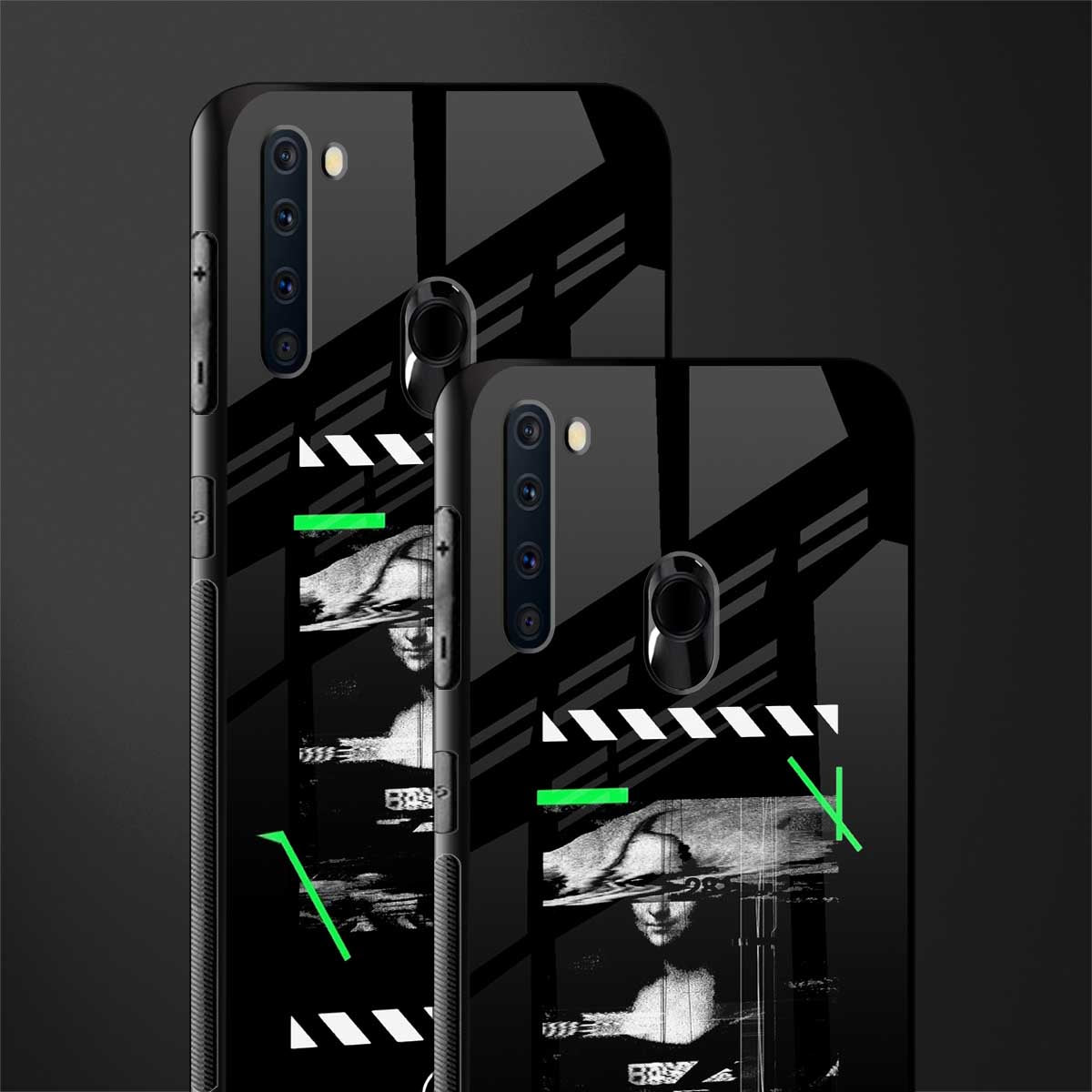 mona lisa art glass case for samsung a21 image-2
