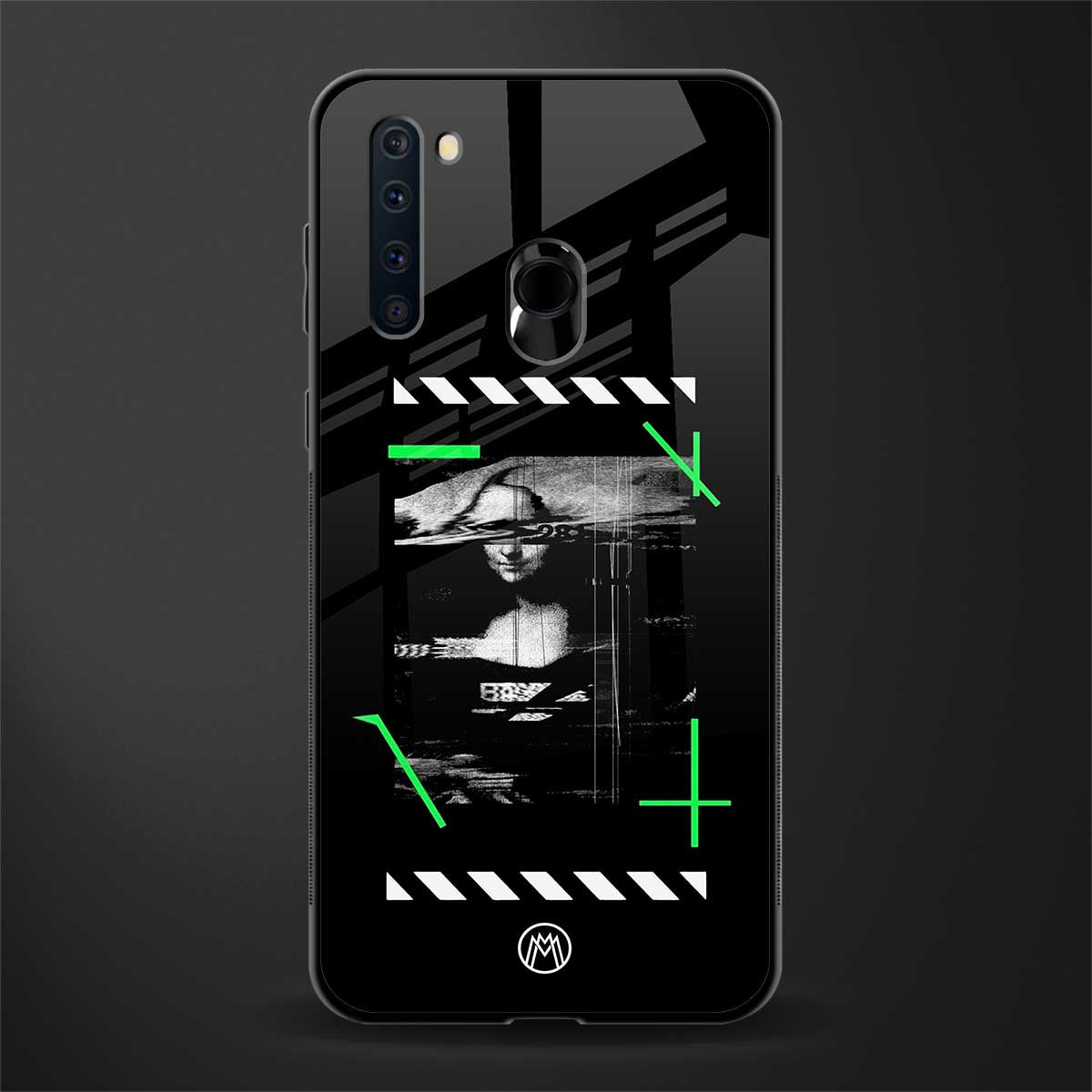 mona lisa art glass case for samsung a21 image
